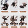 Poussette 3 en 1 avec siège auto, cosy, berceau, nacelle et chariot bébé multifonction - Bébé Lova