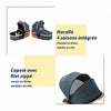 Nacelle 4 saisons avec filet zippé pour une utilisation confortable toute l'année - Bébé Lova