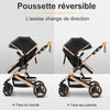 Assise réversible permettant à bébé d'être face aux parents ou face au monde - Bébé Lova