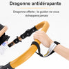 Dragonne antidérapante de sécurité fixée au guidon de la poussette - Bébé Lova
