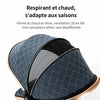 Capote avec filet d'aération assurant confort thermique en toutes saisons - Bébé Lova