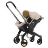 Poussette QuadPram packshot gris vue 3 quarts cosy poussette - Bébé Lova