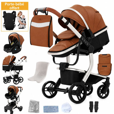 Ensemble complet avec porte-bébé offert et accessoires inclus pour bébé - Bébé Lova