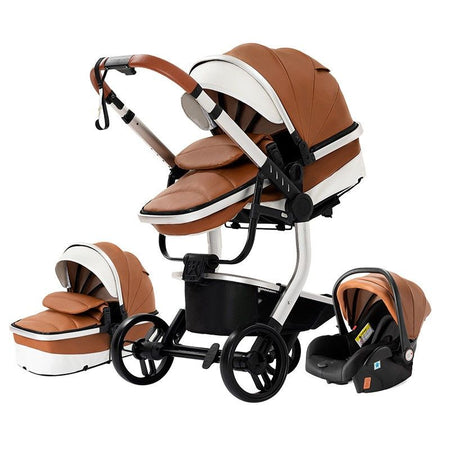 Système 3-en-1 comprenant nacelle, poussette et siège auto assortis - Bébé Lova