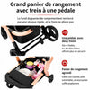Grand panier de rangement avec frein à pédale double sécurité - Bébé Lova