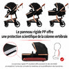 Protection scientifique de la colonne vertébrale grâce au panneau rigide PP renforcé - Bébé Lova