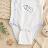 Body bébé à motif biberon avec prolongateur d'entrejambe installé - Bébé Lova