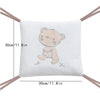 Coussin protège-barreaux bébé avec motif ourson et dimensions 30 x 30 cm - Bébé Lova