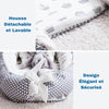 Nid cododo bébé avec housse détachable et lavable en coton respirant - Bébé Lova