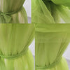 Robe SheerPhoto détail matière tulle vert anis transparent qualité - Bébé Lova