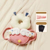 Sac anti-chute modèle ange rose à ailes avec sangle réglable et genouillères - Bébé Lova