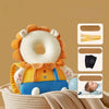 Sac anti-chute lion en maille respirante dans un panier avec accessoires de protection - Bébé Lova