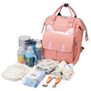 Grande capacité du sac à dos à langer avec couches, biberons et accessoires bébé - Bébé Lova