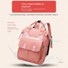 Sac à dos à langer rose en tissu imperméable léger et résistant pour les sorties avec bébé - Bébé Lova