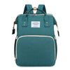 Sac à dos à langer grande capacité coloris vert canard - Bébé Lova