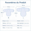 Paramètres ShockFree tailles M 85cm L 87cm coton quatre saisons - Bébé Lova