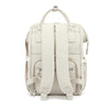 Vue arrière du sac à langer beige avec bretelles matelassées - Bébé Lova