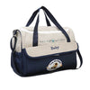 Sac à langer BearBag bleu marine présenté sous un angle trois quarts - Bébé Lova