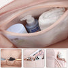 Intérieur spacieux du sac à langer rose avec biberon, lingettes et poches de rangement organisées - Bébé Lova