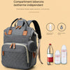 Sac à langer avec compartiment biberons isotherme indépendant à isolation aluminium - Bébé Lova