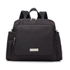Sac à langer imperméable premium noir avec grande poche avant et rangement optimisé - Bébé Lova