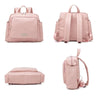 Sac à langer imperméable premium rose présenté sous plusieurs angles pour visualiser sa conception - Bébé Lova