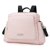 Sac à langer imperméable premium rose poudré avec design élégant et spacieux - Bébé Lova