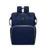 Sac à langer FoldNest coloris bleu marine vu de face - Bébé Lova
