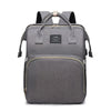 Sac à langer FoldNest coloris gris clair vu de face - Bébé Lova