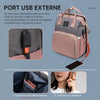 Port USB externe intégré au sac à langer FoldNest pour recharge pratique - Bébé Lova