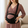 FlejeBelt mannequin enceinte robe bordeaux pois sangle noire bretelles velcro côté - Bébé Lova