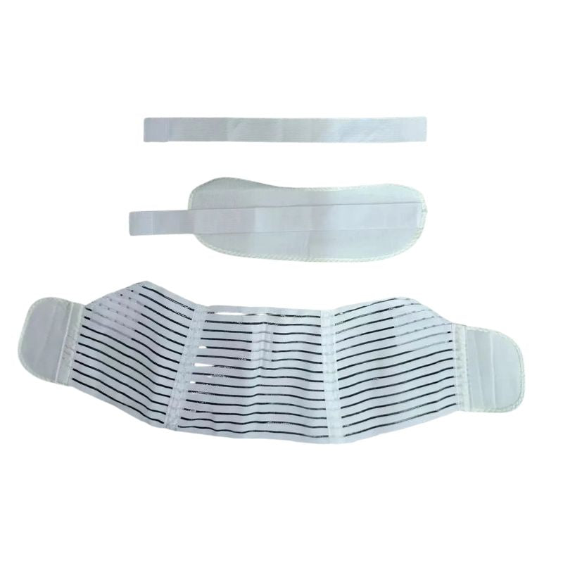 FlejeBelt variante blanc vue plat 3 pièces sangle bandeau ceinture rayée - Bébé Lova
