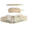 FlejeBelt variante beige vue plat 3 pièces sangle bandeau ceinture rayée - Bébé Lova