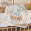 Serviette bébé en gaze de coton motif navire fantastique dans le ciel - Bébé Lova