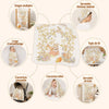 Serviette gaze coton multifonction pour bain, poussette et emmaillotage - Bébé Lova