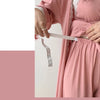 PajamaSet rose détail élastique pantalon ajustable bandes coton souple - Bébé Lova