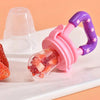 Tétine de diversification remplie de morceaux de fraise pour découvrir de nouvelles saveurs en toute sécurité - Bébé Lova