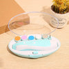 Version bleue du kit de manucure électrique bébé avec accessoires de soin intégrés - Bébé Lova
