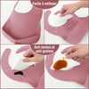 Bavoir en silicone facile à nettoyer, anti-taches et anti-graisse, essuyé d'un simple coup de chiffon - Bébé Lova