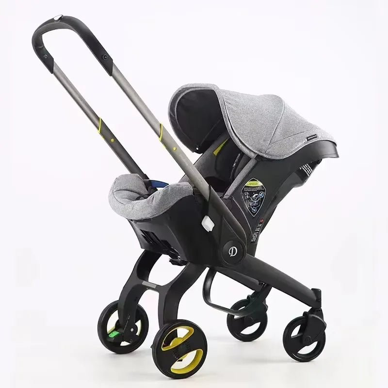 Siège auto cosy Zippy avec canopy gris clair - Bébé Lova
