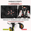 Harnais 5 points et freinage à un bouton du siège auto cosy Zippy - Bébé Lova