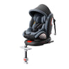 Siège auto premium gris avec canopy, rotation 360 et fixation ISOFIX - Bébé Lova