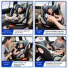 Rotation 90°, 270° et 360° du siège auto pour installer bébé facilement - Bébé Lova