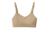 Soutien-gorge d'allaitement sans armature camel sur fond blanc - Bébé Lova