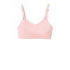 Soutien-gorge d'allaitement sans armature rose sur fond blanc - Bébé Lova