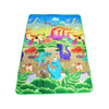 Tapis d'éveil PlayZone face dinosaures avec volcans et paysage préhistorique coloré - Bébé Lova