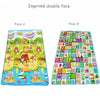 Tapis d'éveil PlayZone imprimé double face : ferme d'un côté, alphabet et fruits de l'autre - Bébé Lova