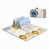 Tapis d'éveil réversible motif animaux et ville avec son sac de transport - Bébé Lova