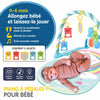 Tapis Éveil Piano à Pédales Stand Fitness Musical - PianoCrawl - Bébé Lova