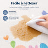 Infographie tapis de jeu éducatif pliable, surface imperméable et facile à nettoyer - Bébé Lova